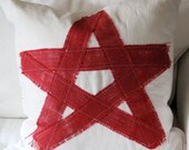 Red Star Pillow