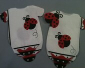 Ladybug, lady bug fly away home. 30 Baby shower onesie napkins or banner decoration with ladybugs. Il_170x135