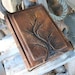 Leather Photo album 13 x 9  with Tree of Life for 300 photos