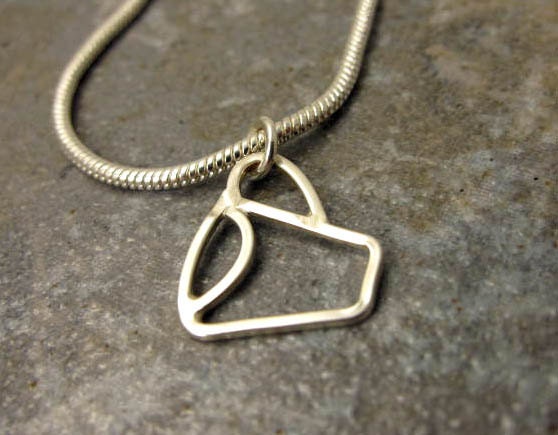Coffee, Coffee Cup, mug, Charm with Necklace, Sterling Silver, Handmade, Java, Handmade, gift, birthday