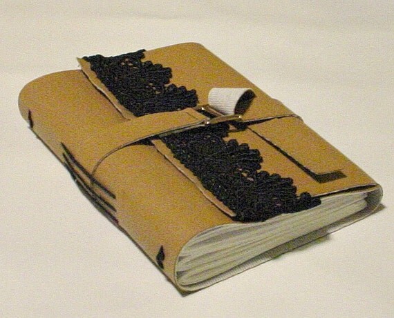 Buy holiday gift baskets with free shipping - Best Holiday Gift Idea - Vegan Faux Leather Journal/ Notebook-Gold