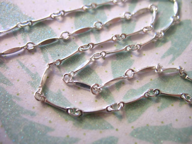 Shop Sale..Sterling Silver Chain, Hammered Dapped BAR LINK Chain, 2 feet Bulk, 8.5x1 mm, heavy weight, wholesale sale ..ss, s45 jd