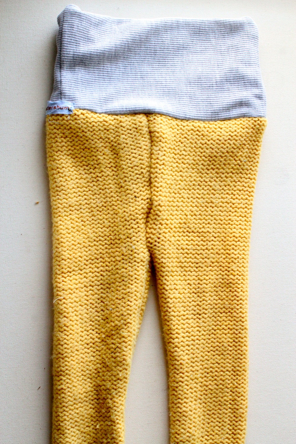 SALE - Canary - Knit Britches -  size 6 m - 24 m