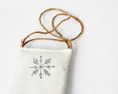Snowflake Balsam Sachets Modern Christmas Natural Aromatherapy Door Hanger Sachet