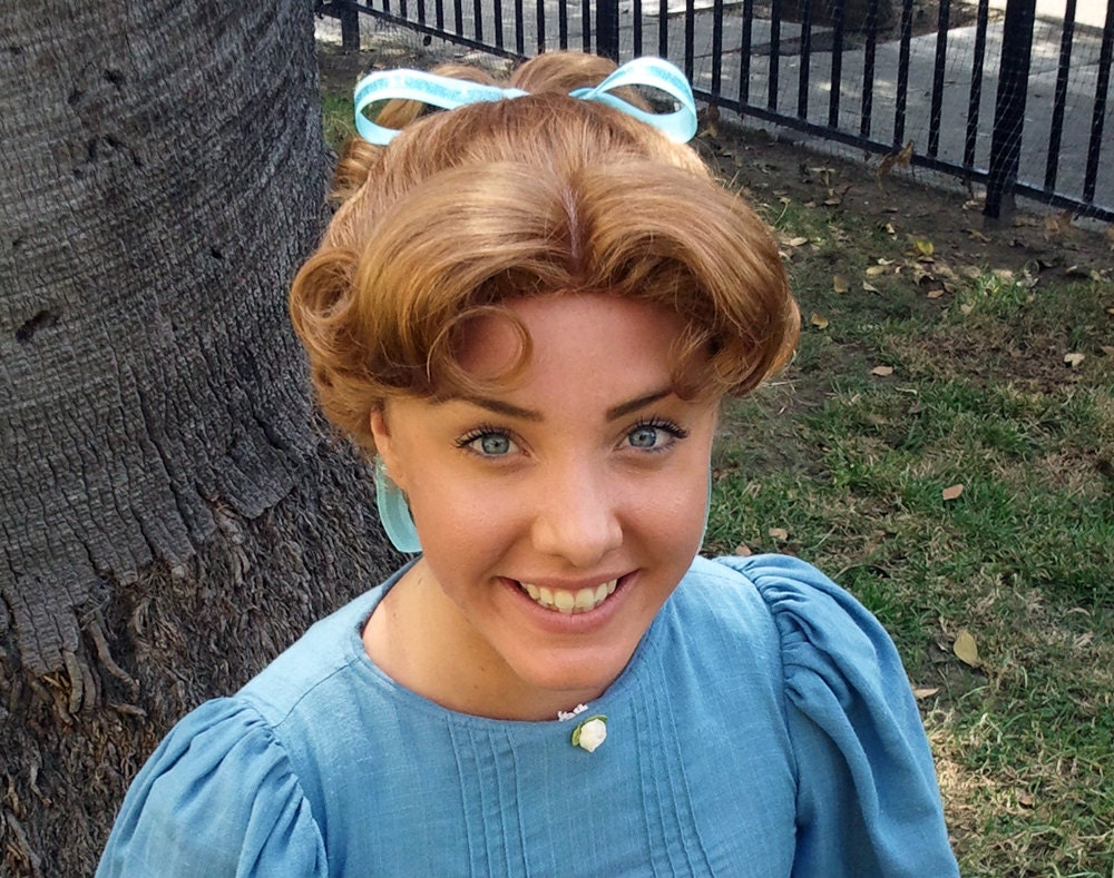Wendy Darling from Peter Pan Adult Costume Wig - a True Enchantment Original