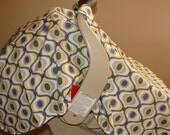 Carseat Canopy in Feeling Groovy Citron with Weighted Corners and Cotton Inside