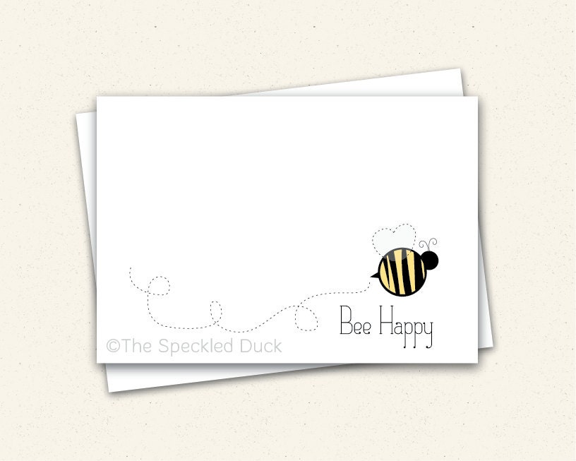 All A Buzz Folded Note Cards Il_570xn