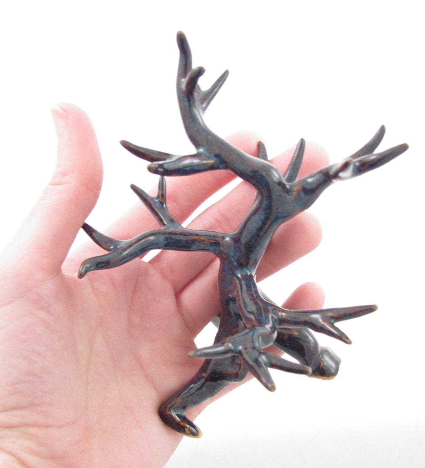 Ring tree - denim blue