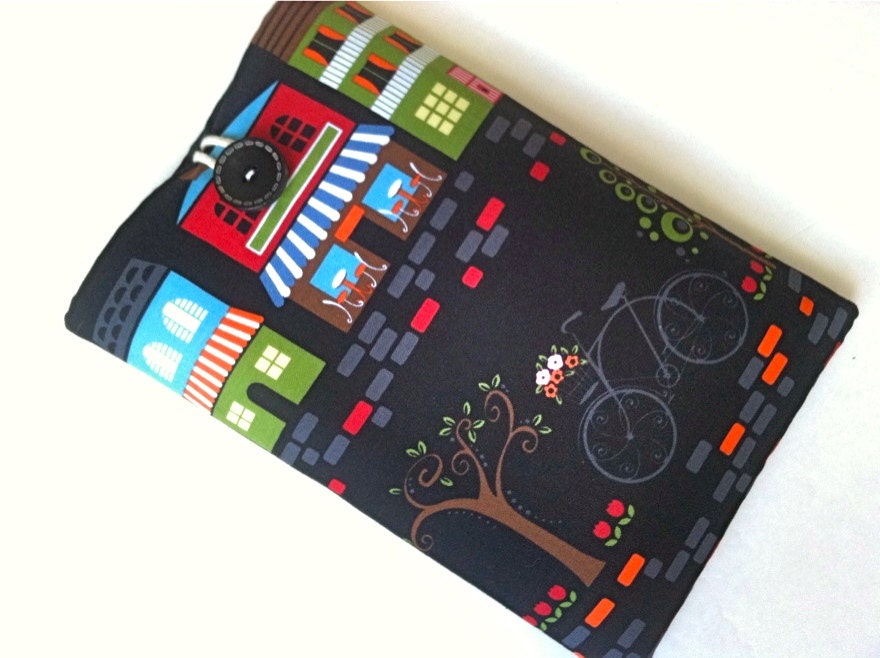 Padded iPad Mini Case, Mini iPad Sleeve - Paris Cafe