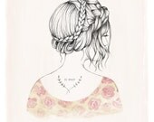 BE BRAVE - 10 X 12 fine art print