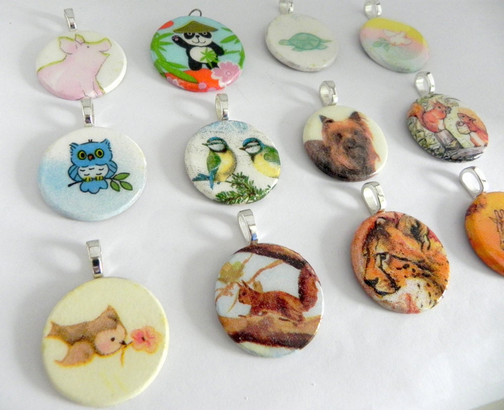 Your choice of pendant - Animals necklace -  Free shipping