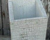 Vintage handmade CHIPPY WALL BOX