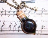 Arsenic Kisses Vial Necklace  - OOAK Unique Steampunk Gothic Clockwork Neo Victorian poison poisoners Victoriana Jewellery