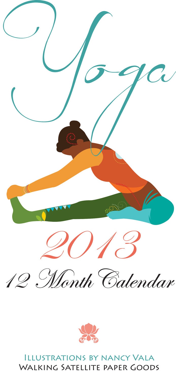 2013 Slender and Elegant Yoga Calendar