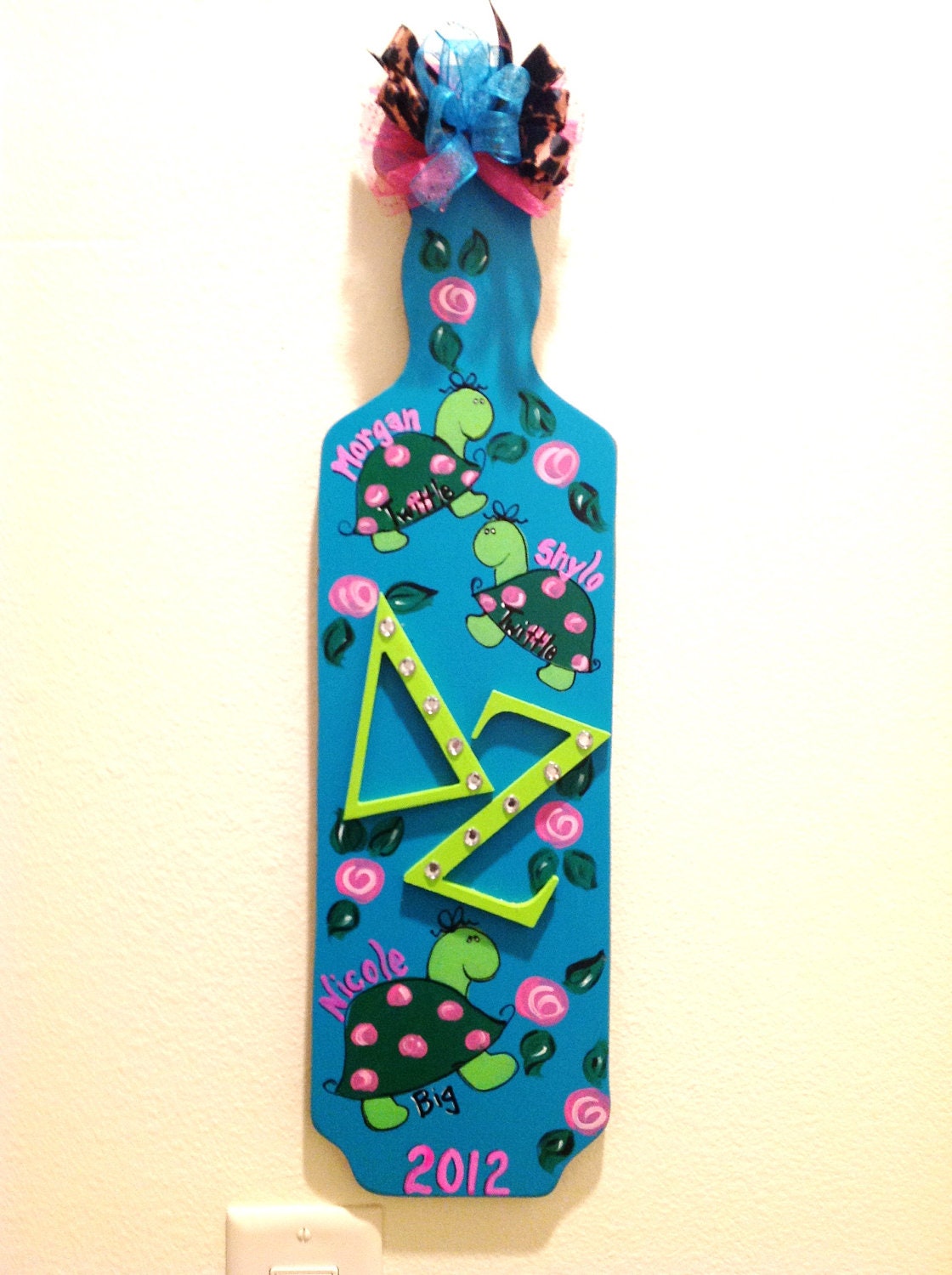 Delta Zeta Paddle Sorority Greek