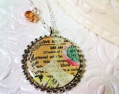 Handmade Resin Image Cabochon Pendant Dream