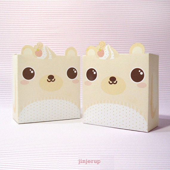 Vanilla Bear Giftbox Printable PDF