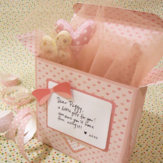 Cute Owl Pink Giftbox Printable PDF