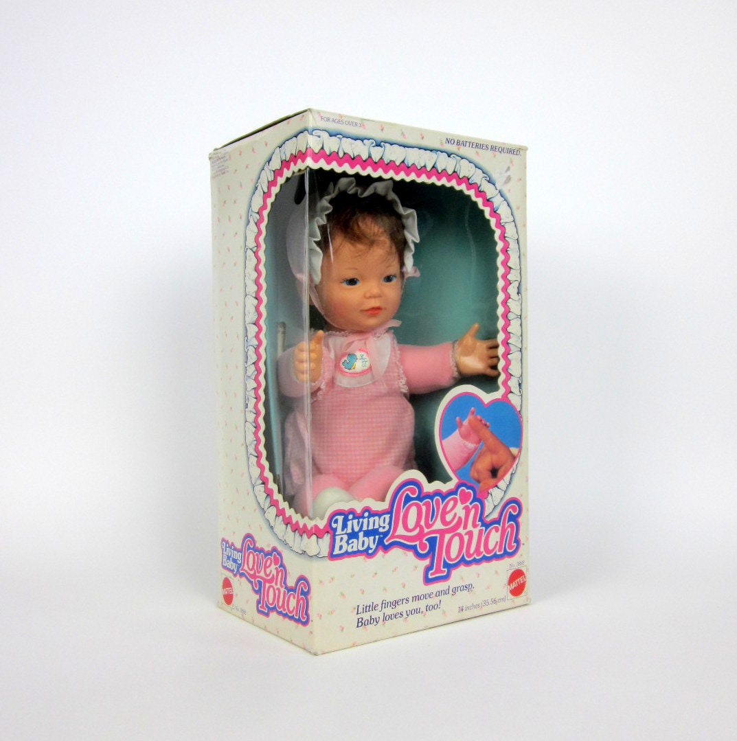 Living Baby Love 'N Touch Doll in Box 1981 / Vintage Mattel / NOS