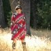 1960s Mod Dress... 60s Vintage Dress.... Autumn Dress... COULEUR CAFE (m)