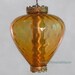 SALE -Vintage Amber Teardrop Pendant Swag Lamp