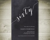 MILESTONE BLACKBOARD Custom Personalised Printable Invitation