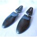 Adjustable Vintage Black Mens Womens Wood  Shoe Stretchers - Size Medium 10"  - 12" MCM