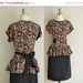 FINAL 50% OFF SALE..//.. vintage 1940s style dress / 1980s does 1940s rayon dress / 40s style rayon print dress