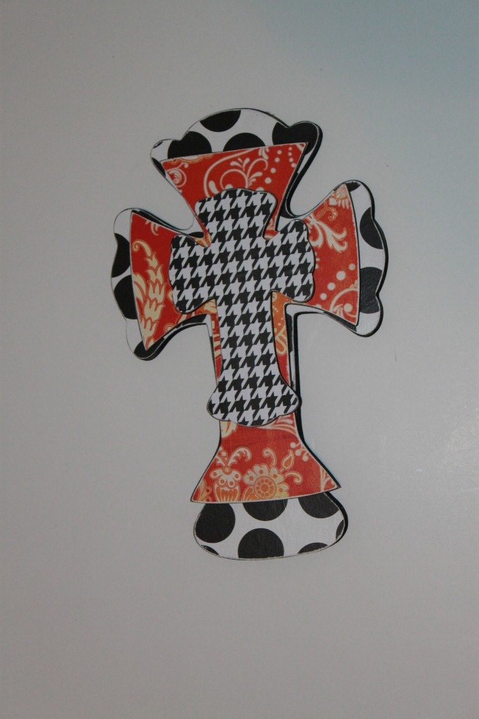 Wall cross, custom colors to match any decor
