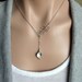 Sale - Calla Lily Lariat Necklace -  gift, wife, mother, wedding, sister, daughter, bridesmaid, romantic, anniversary
