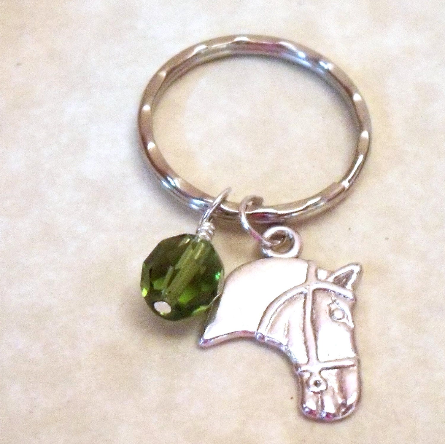 Horse Charm Keyring