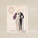 100 Deco Wedding Invitation Save the Dates Custom for you Vintage Inspired "Marseille"  Theme