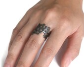 Adrenaline Blackened Silver Ring II