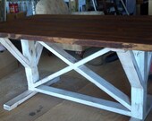 Trestle Style Farm Table - Local Pick-Up or Delivery Only