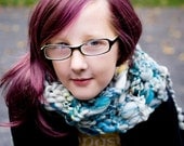 Moxie Scarf - Handspun Knit Scarf - Small size Tween gift 