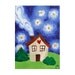 Small Painting, HOME SWEET HOME, 5x7 Canvas, Housewarming Idea