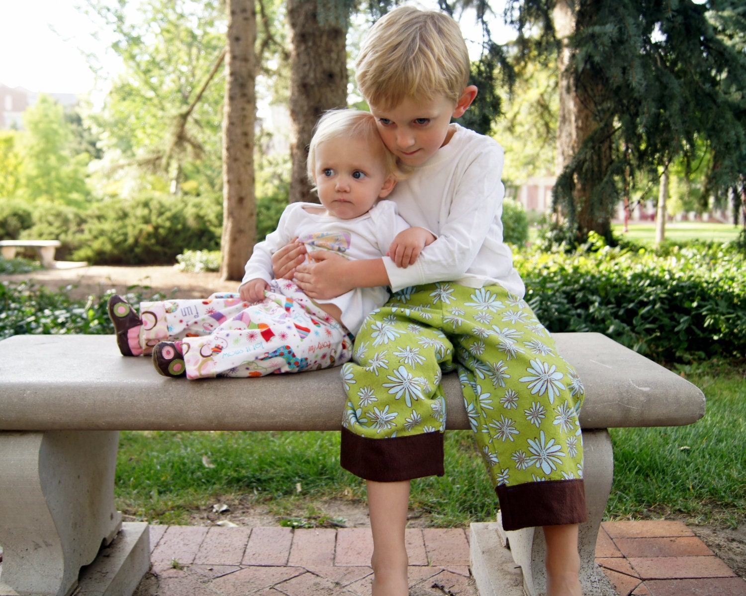 Crazy Daisy Flannel Lounge Pants - Size 1T