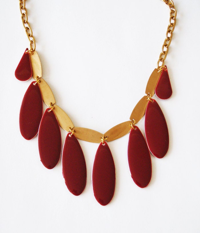 LUCA in burgundy