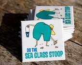 Sea Glass Stoop Refrigerator Magnet