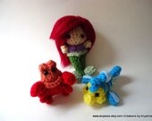 Little Mermaid Amigurumi Set