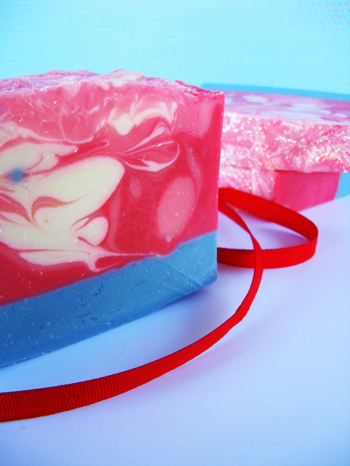 Peppermint Stick Artisan Soap with Shea Butter and Essential Oil