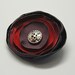 Red burgundy plum hair flower / fascinator / brooch / necklace