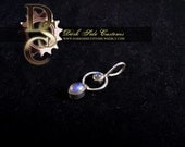 LABRA-DANGLE Sterling silver and labradorite pendant