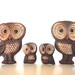 1970 Owl Family Wall Hanging