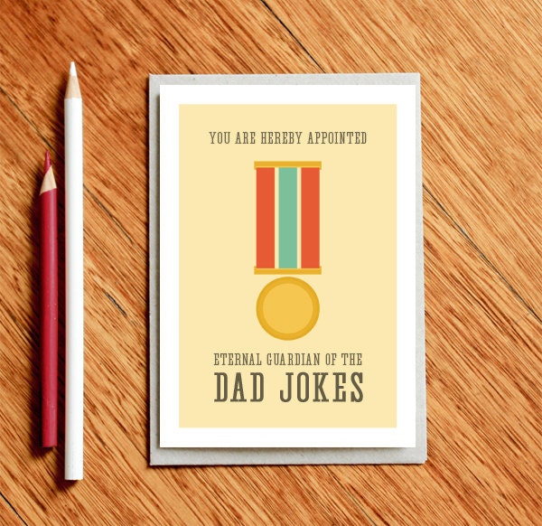 Fathers Day Card - Dad Card - Guardian of the Dad Jokes