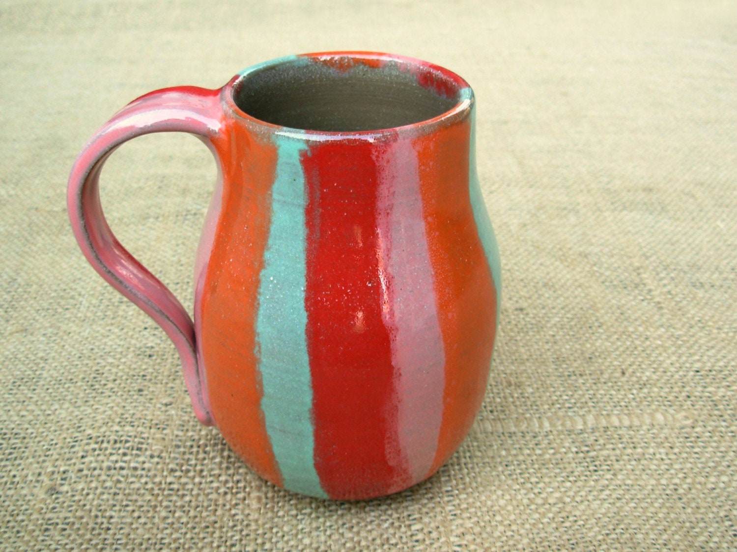 Coffee Mug- Bright Stripes