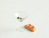 Dollhouse Cocktail - Miniature Martini - Drink for Your Dollhouse - New Years