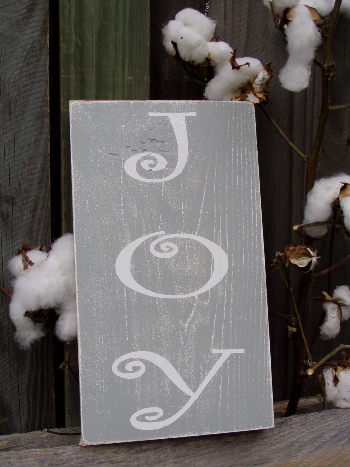 Joy - wood sign, rustic, wedding, family, personalized