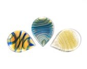 Guitar Picks  -  Pack of Three, Blues & Yellows