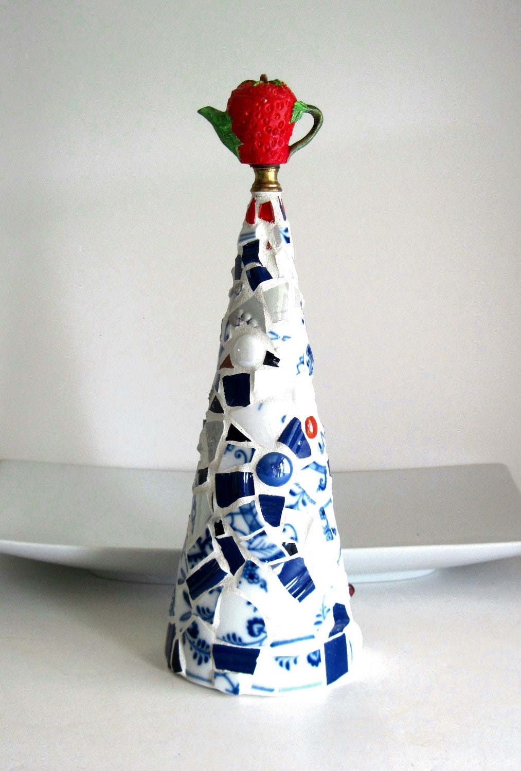 Mosaic Strawberry Christmas Tree